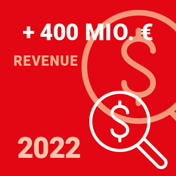 +400 Mio. € revenue